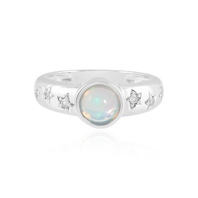 Anillo en plata con Ópalo de Welo