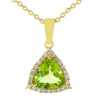 Collar en plata con Peridoto