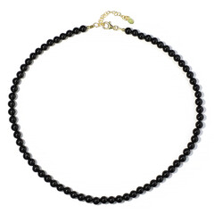 Collar en plata con Turmalina negra
