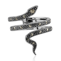 Anillo en plata con Marcasita