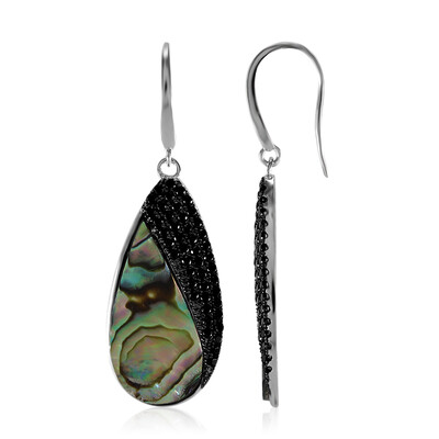 Pendientes en plata con Concha de Abalone