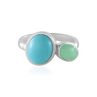 Anillo en plata con Turquesa bella durmiente (KM by Juwelo)