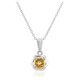 Collar en plata con Citrino