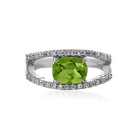 Anillo en plata con Peridoto