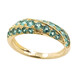 Anillo en oro con Esmeralda de Zambia AAA (de Melo)