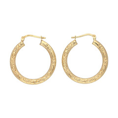 Pendientes en oro