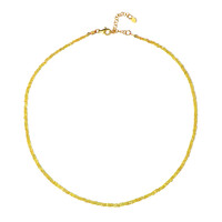 Collar en plata con Zafiro amarillo