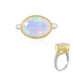 Anillo en plata con Ópalo de Welo