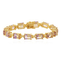 Brazalete en plata con Ametrino