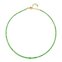 Collar en plata con Tsavorita