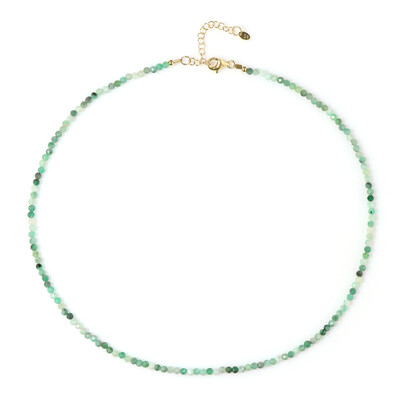 Collar en plata con Esmeralda de Brasil
