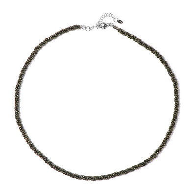 Collar en plata con  Pirita