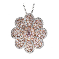 Collar en oro con Diamante rosa I1 (CIRARI)