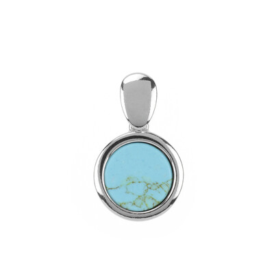 Colgante en plata con Turquesa (dagen)