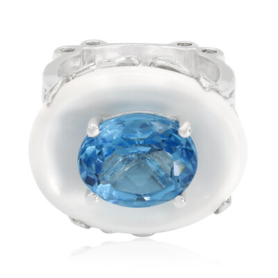 Anillo en plata con Magnesita Pristina (Dallas Prince Designs)
