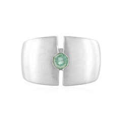 Anillo en plata con Esmeralda de Rusia (de Melo)