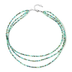 Collar en plata con Turquesa
