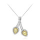 Collar en oro con Diamante amarillo SI2 (CIRARI)