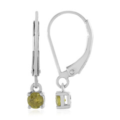 Pendientes en plata con Esfena
