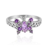 Anillo en plata con Amatista Rosa de Francia