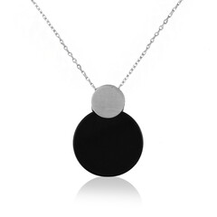 Collar en plata con Ónix negro