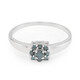 Anillo en plata con Diamante fantasía