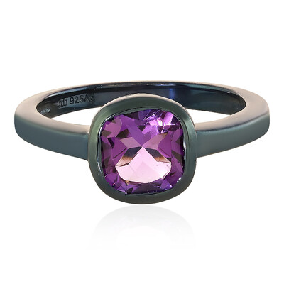 Anillo en plata con Amatista