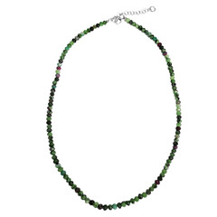 Collar en plata con Rubí Zoisite