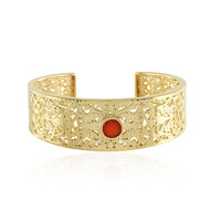 Brazalete en latón con Ónix rojo (Juwelo Style)