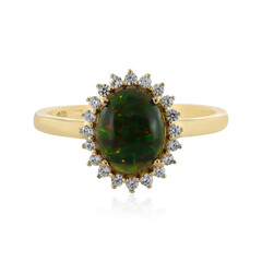 Anillo en oro con Ópalo de Mezezo (Adela Gold)
