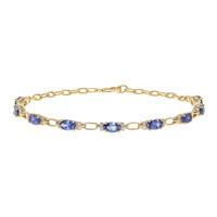 Brazalete en oro con Tanzanita AAA (CIRARI)