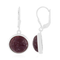 Pendientes en plata con Lepidolita