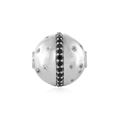 Colgante en plata con Espinela negra (MONOSONO COLLECTION)