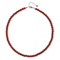 Collar en plata con Ónix rojo