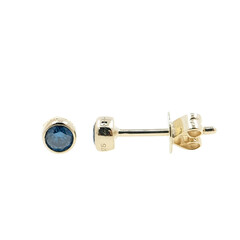 Pendientes en oro con Diamante azul SI2  (de Melo)