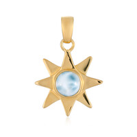 Colgante en plata con Larimar