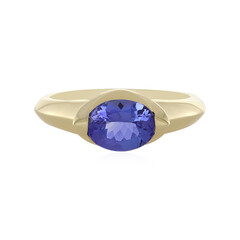 Anillo en oro con Tanzanita AAA (de Melo)