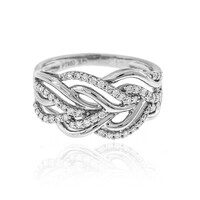 Anillo en platino con Diamante limpio a lupa F (LUCENT DIAMONDS)