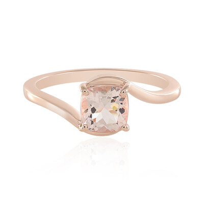Anillo en plata con Morganita
