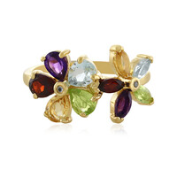 Anillo en plata con Peridoto