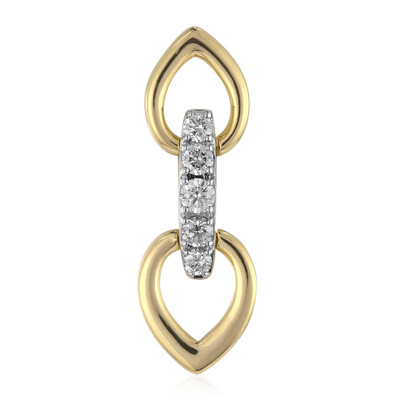 Colgante en oro con Diamante IF (D) (Annette)