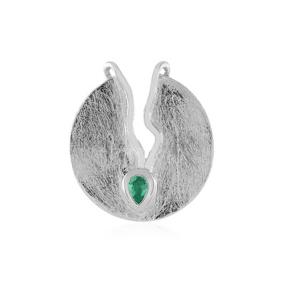 Colgante en plata con Esmeralda de Etiopía (MONOSONO COLLECTION)