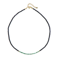 Collar en plata con Esmeralda de Brasil
