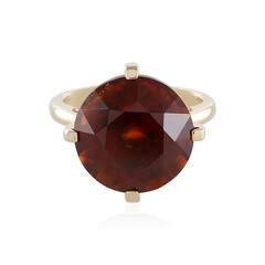Anillo en oro con Granate Hesonita