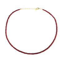 Collar en plata con Rubí