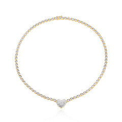 Collar en latón con Diamante I3 (I) (Juwelo Style)