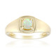 Anillo en oro con Ópalo blanco de Brasil