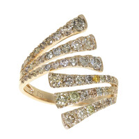 Anillo en oro con Diamante fancy SI2 (CIRARI)
