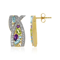 Pendientes en plata con Peridoto