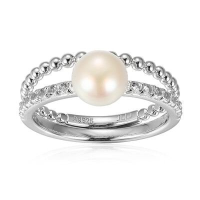 Anillo en plata con Perla Freshwater